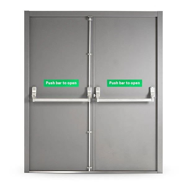 Exit Double Entry Fire Rated Door Exit Double Entry Fire Rated Door
